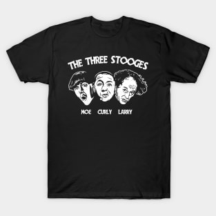 Vintage Three Comedy Movie 50s Fans Gifts T-Shirt